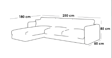 كنبة زاوية خشب سويدي وقطيفة - بيج - Swedish wood and velvet corner sofa - Beige