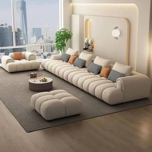 Luxury Velvet L Shape Sofa - كنب مخمل فاخر على شكل حرف L