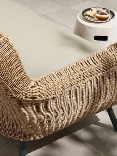 Juna Garden 2-Seater Beige Polyrattan Sofa - جونا جاردن كنبة مقعدين من البولي راتان بيج