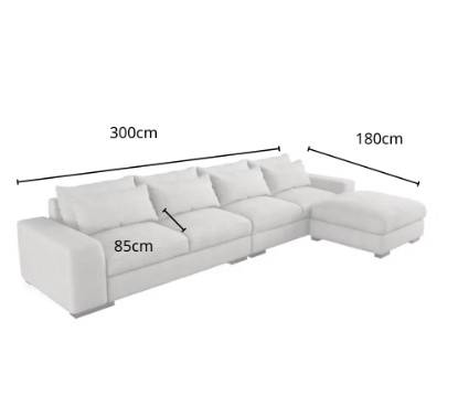 كنبة زاوية متعددة الألوان بخشب سويدي – الأناقة والراحة في تصميم واحد - Swedish Wood Multicolored Corner Sofa - Style and Comfort in One Design
