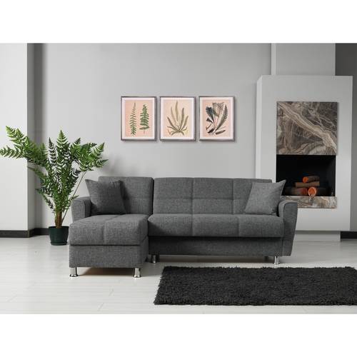 كنب زاوية رمادي فاخر 🛋️