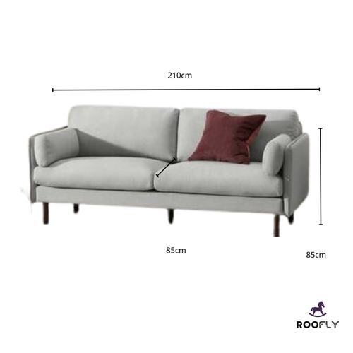 Luxury Grey Sofa for Seating - كنبة رمادية فاخرة للجلوس
