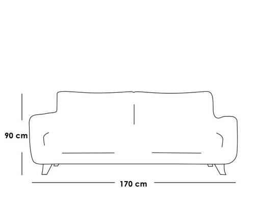 كنبة مقعدين - Two Seater Sofa