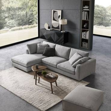 كنبة زاوية حرف L من متجر بيزناس - Biznas L-Shape Corner Sofa
