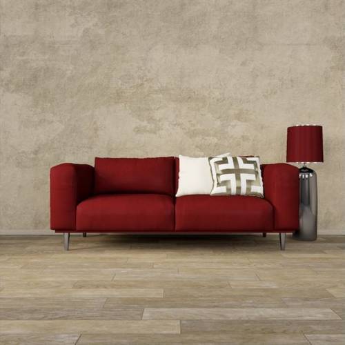 كنبة ثلاثة مقاعد خشب سويدي و مخمل - احمر - Three-Seater Sofa, Swedish Wood and Velvet - Red
