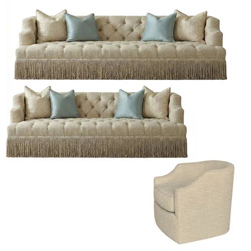 Verona living room sofas - beige