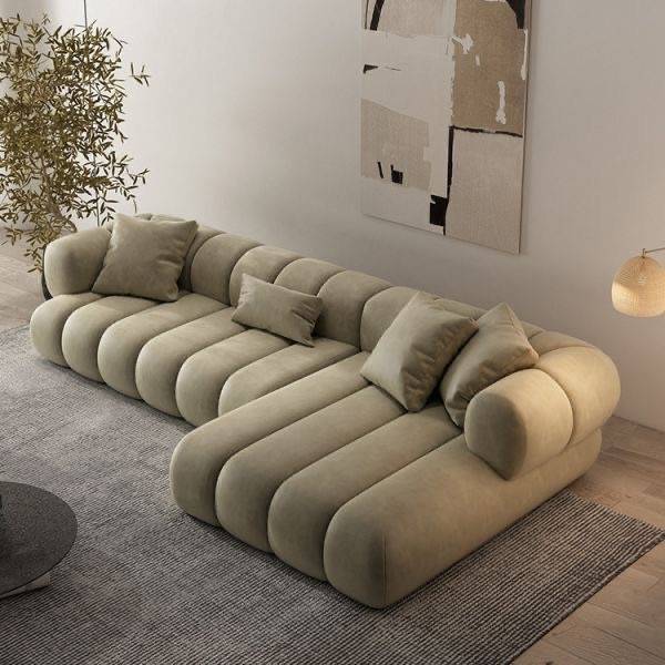كنبة مودرن زاويه L - Modern L-shape Sofa
