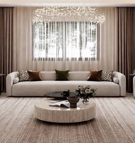 Arista Modern Beige Sofa Set - أريستا طقم كنب مودرن بيج