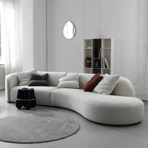Modern L-shaped Sectional Corner Sofa - كنب ركني زاوية عصري على شكل حرف L
