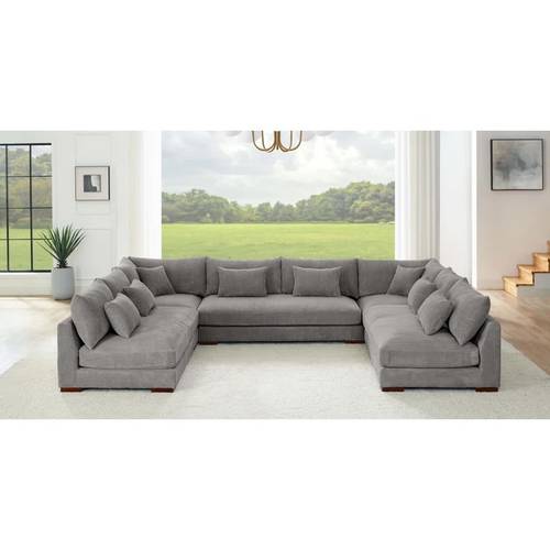 كنبة صالة - حرف U - U-shaped Living Room Sofa
