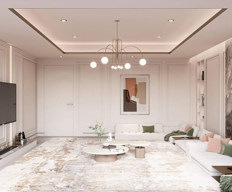 Lumiere Modern Luxury Majlis Floor Sofa Set - مجلس لوميير مودرن فاخر طقم كنب أرضي