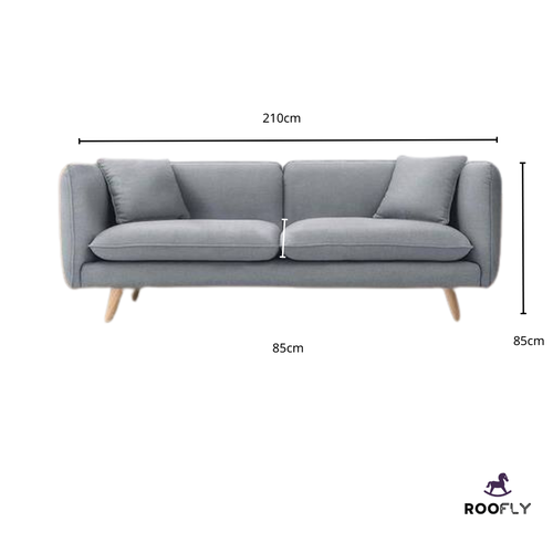 كنبة رمادية فاخرة بتصميم مُعاصر 🛋️ - Modern Contemporary Design Luxury Grey Sofa 🛋️
