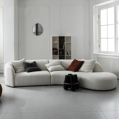 Modern L-shaped Sectional Corner Sofa - كنب ركني زاوية عصري على شكل حرف L
