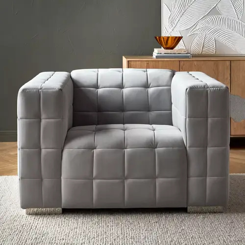 Sawyer Velvet Chair - Beige