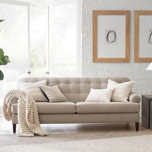  كنبة بيج فاخرة من البوليستر 🛋️