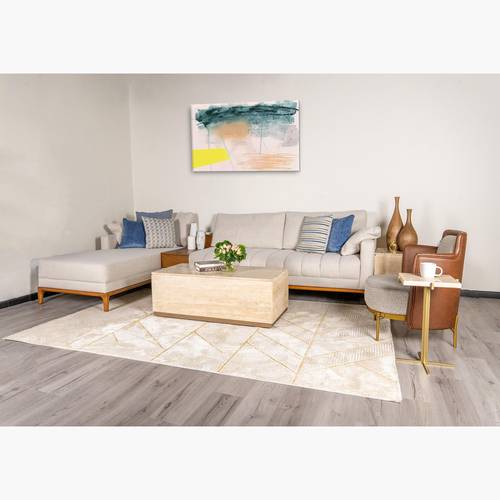 كنب ركني مرتفع الأرجل - High-Leg Corner Sofa