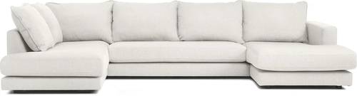 كنب ركني منخفض الارتفاع على شكل حرف U - Low Profile U-Shaped Sectional Sofa
