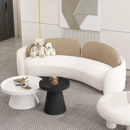 كنبة عصرية منحنية بتصميم مودرن – Curved Modern Sofa