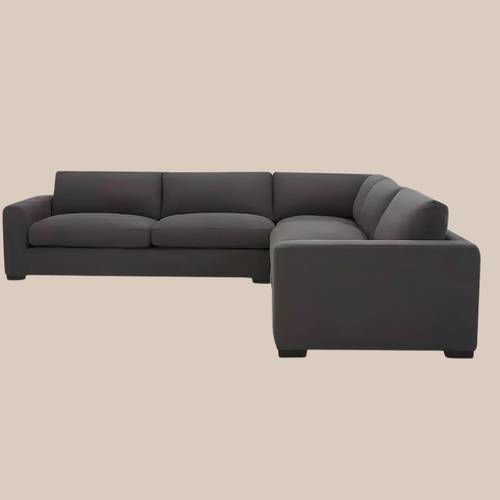 كنب ركني  بتصميم حرف L – لمسة فخامة لمنزلك - L-Shaped Corner Sofa – A Touch of Luxury for Your Home