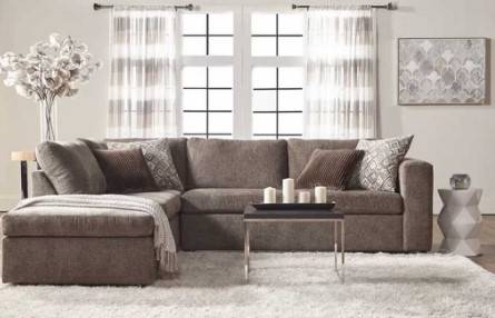 كنبة زاوية بيج بخشب سويدي - تصميم عصري ومريح - Beige Corner Sofa with Swedish Wood – Modern and Comfortable Design