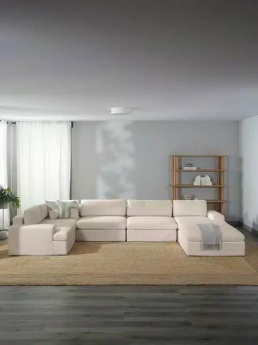 كنب ركني عصري على شكل حرف U - Modern U-shaped Sectional Sofa