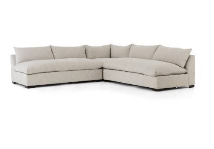 Stylish Swedish Wood Corner Sofa - كنبة زاوية أنيقة من خشب السويدي