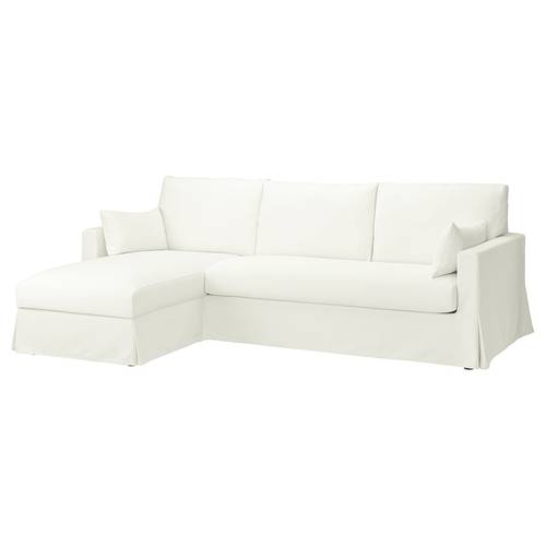 كنبة زاوية بيزناس البيضاء الفاخرة (Biznas White Corner Sofa)