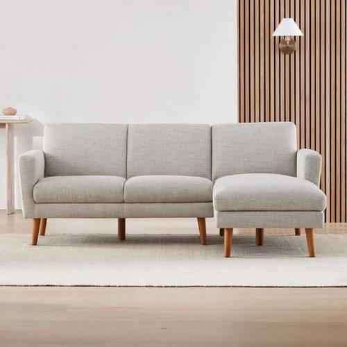 كنبة زاوية - خشب سويدي - رمادي - Corner Sofa - Swedish Wood - Grey
