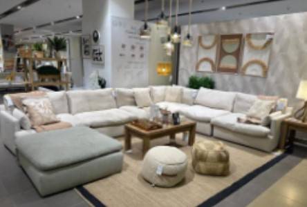 كنبة زاوية فاخرة بتصميم عصري من خشب السويدي - Modern Corner Sofa Bed from Swedish Wood