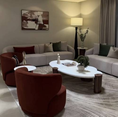 طقم كنب فاخر مودرن 4 قطع Luxury Modern Sofa Set