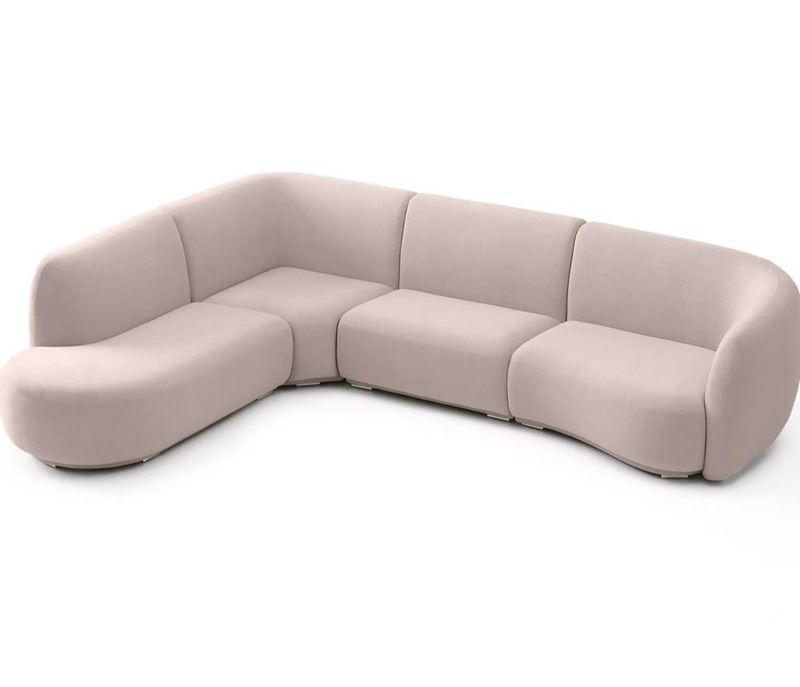 كنب زاوية حرف L - L-Shaped Sectional Sofa