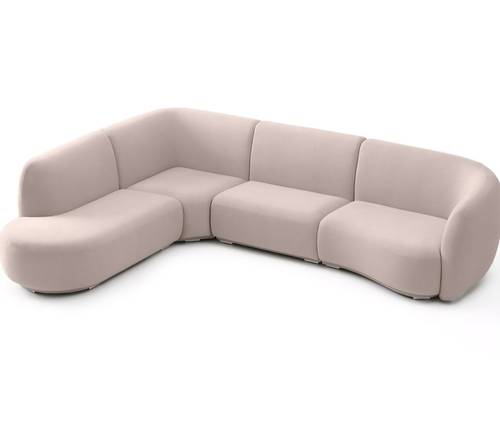 كنب زاوية حرف L - L-Shaped Sectional Sofa