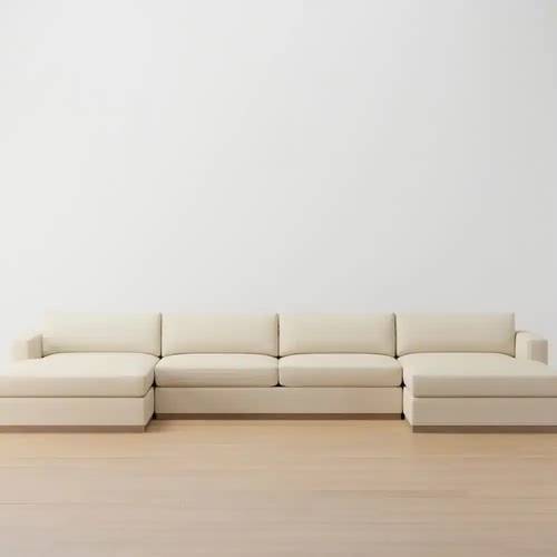 Modern U-Shaped Corner Sofa - كنب ركني عصري على شكل U
