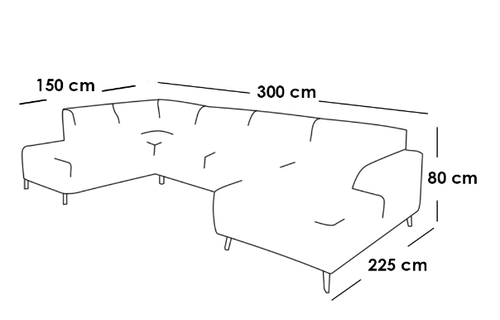 كنبة دائرية جاكار وخشب سويدي - رمادي - Jacquard and Swedish wood round sofa - Gray