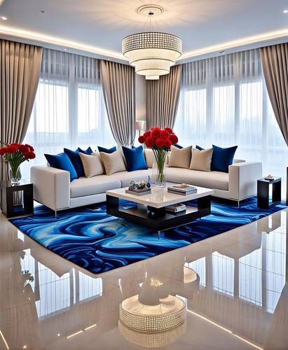 كنب مودرن زاوية L - Modern L-shaped Sofa