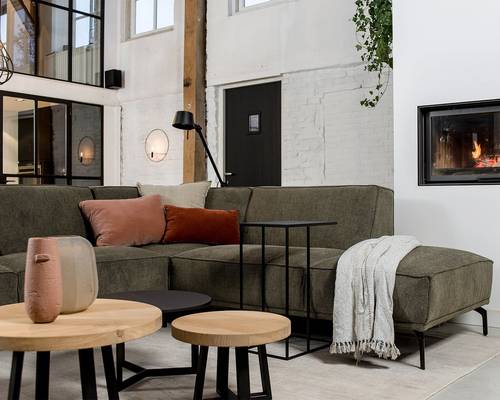 أريكة سوفت عصرية، متوفرة بألوان وأقمشة مختلفة - Modern Soft Sofa, Available in Different Colors and Fabrics
