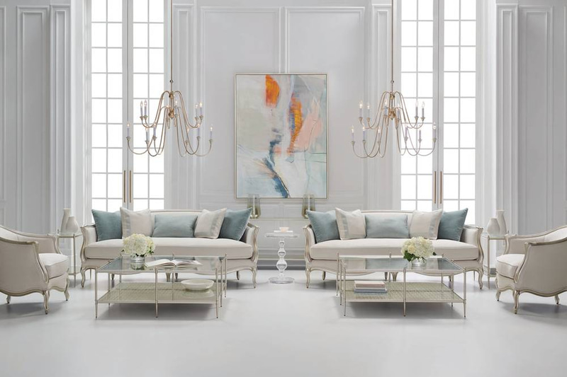 طقم كنب مكون من 4 قطع نيو كلاسيك - New Classic 4-Piece Sofa Set