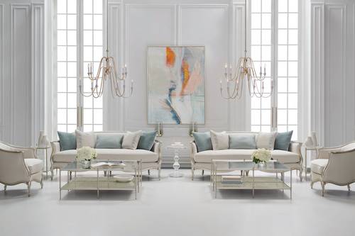طقم كنب مكون من 4 قطع نيو كلاسيك - New Classic 4-Piece Sofa Set