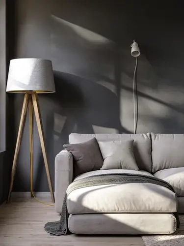 Beige Velvet Sofa - Luxury Home Furniture - كنبة بيج مخملية - أثاث فاخر للمنزل