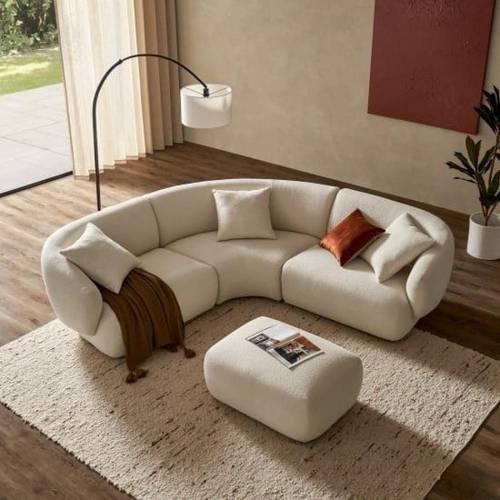 كنب غرفة المعيشة بوكليه - Boucle Living Room Sofa