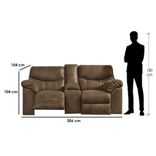 كنبة  - بني - L-Shape Corner Sofa - Brown