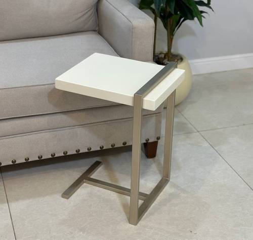 Modern White Marble Coffee Table Set - طقم طاولات قهوة رخام أبيض عصري