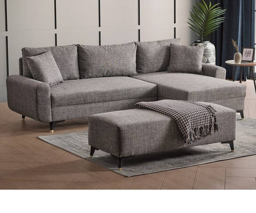 كنب زاوية رمادي فاخر 🛋️