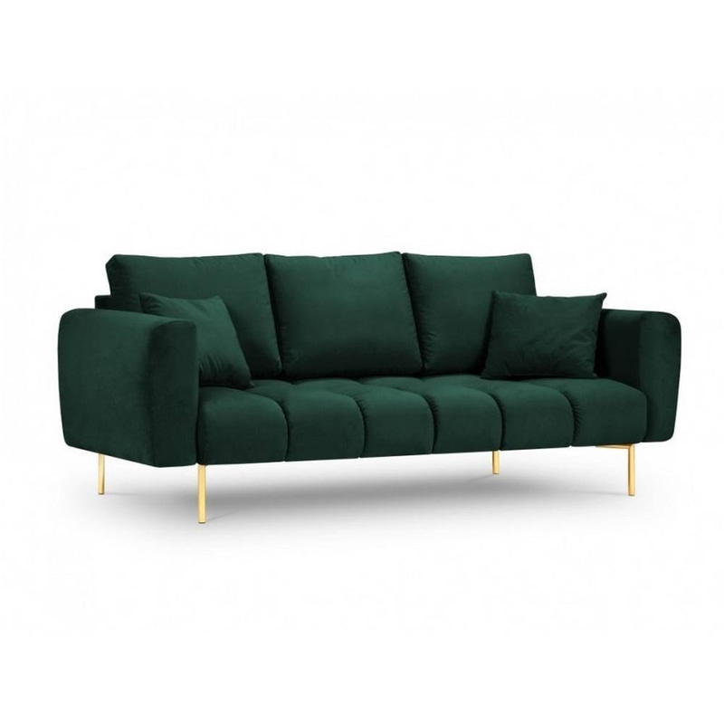 كنبة مقعدين خشب سويدي- أخضر - Swedish Wood Two Seater Sofa - Green