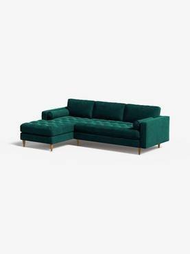 كنبة زاوية سكوت اخضر - Scott Green Corner Sofa