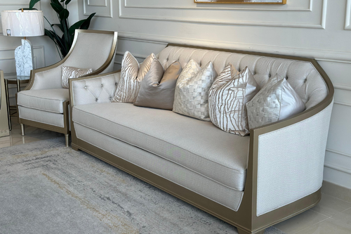 طقم كنب نيو كلاسيك 4 قطع - New Classic Sofa Set 4 Pieces
