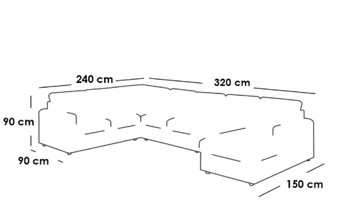كنبة دائرية خشب ام دي اف وكتان - بيج, Round Sofa MDF Wood and Linen - Beige
