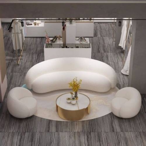 Luxurious Boucle Sofa Set - طقم كنب بوكليه فاخر