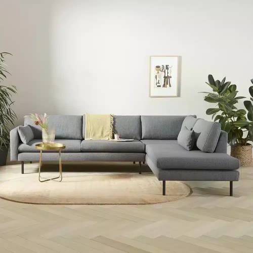 Modern L-shaped Right Corner Sectional Sofa - كنب ركني عصري زاوية يمين على شكل L