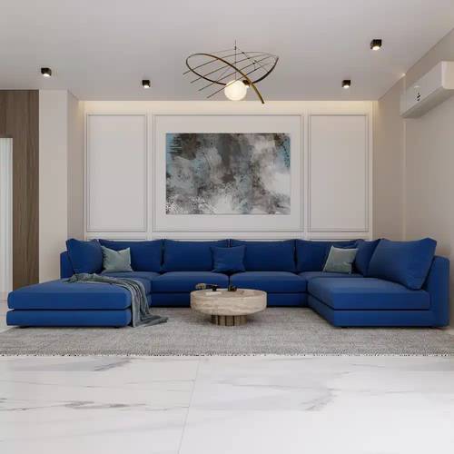 Modern U-shaped Sectional Sofa - كنب ركني عصري على شكل حرف U